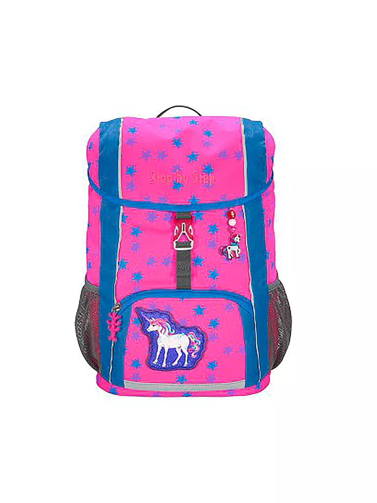 STEP BY STEP | KID Rucksack Set 3tlg NEON Colorful Unicorn | rosa