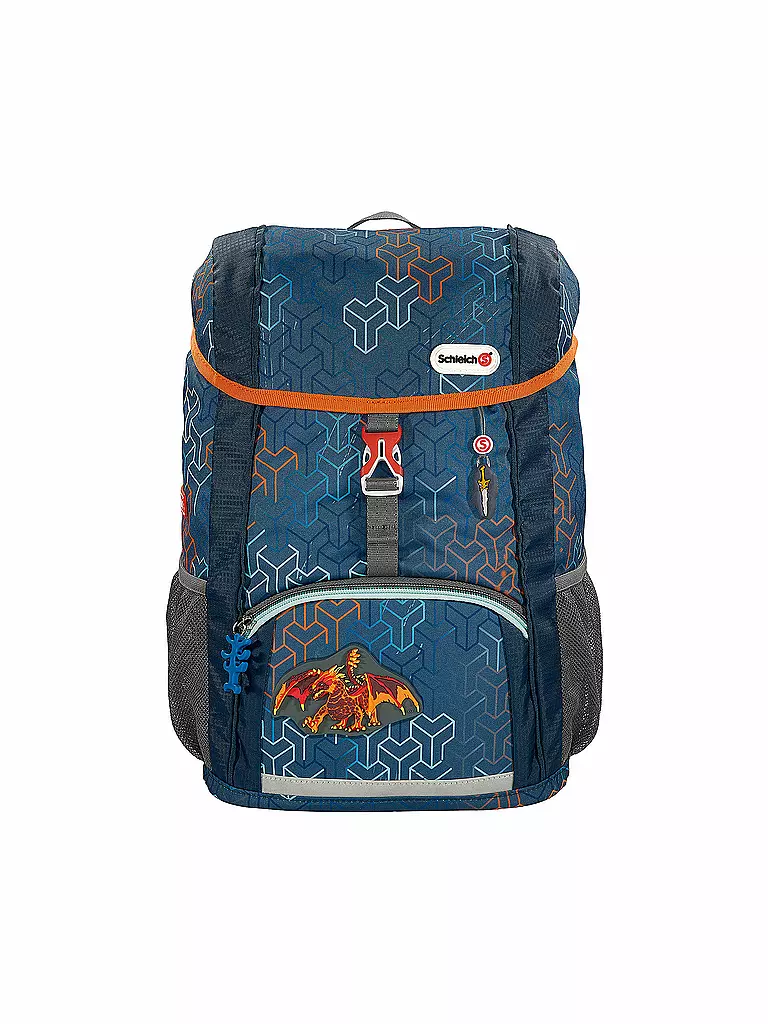 STEP BY STEP | KID Rucksack Set 3tlg Schleich Lava Dragon | schwarz