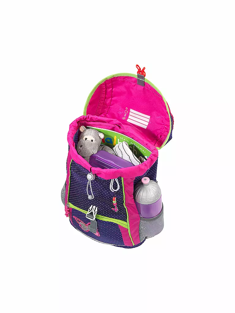 STEP BY STEP | KID Rucksack-Set 3-tlg. "Shiny Butterfly" | lila