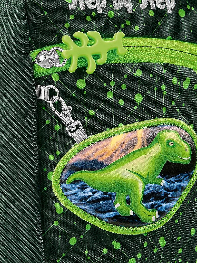 STEP BY STEP | Kinder Rucksack - Kiga Mini Dino Nilo  | grün