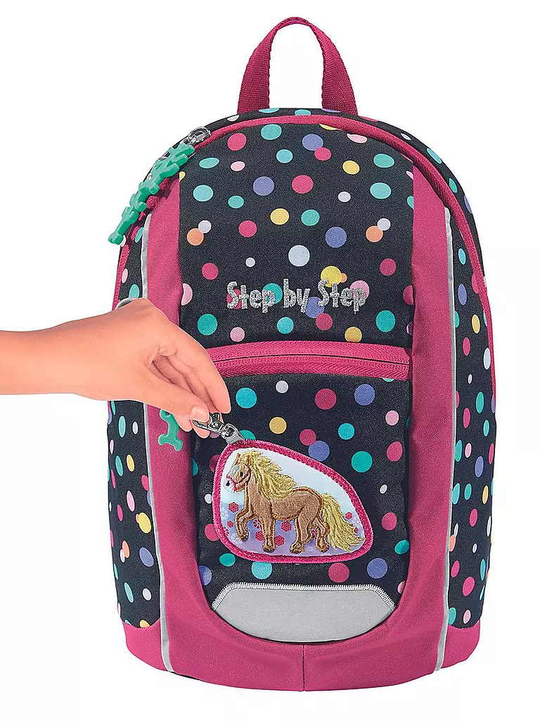 STEP BY STEP | Kinder Rucksack - Kiga Mini Pony Lotta | grün