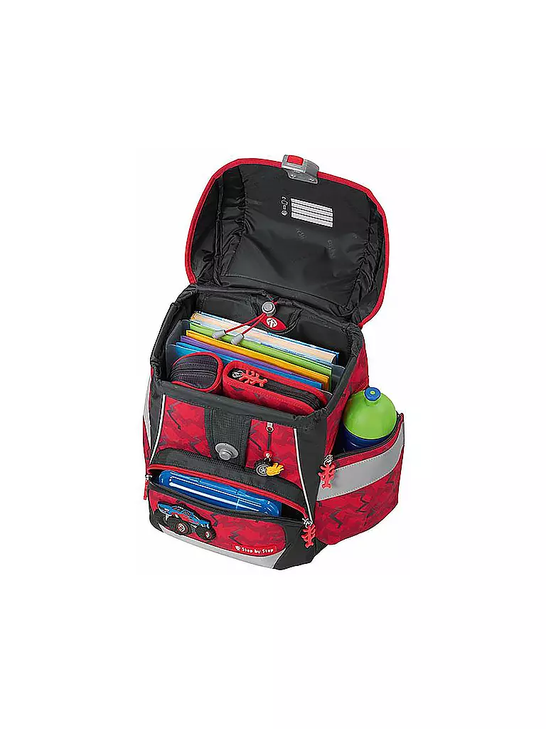 STEP BY STEP | Schulranzen Set 2in1 Plus Monster Trucker Rocky | 