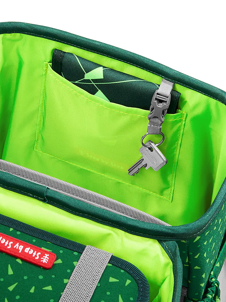 STEP BY STEP | Schulranzen Set BASIS Green Graphics  | Dunkelgrün