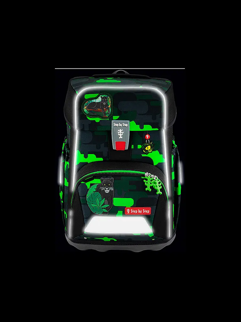 STEP BY STEP | Schulrucksack Set GIANT 5tlg. Black Cat Chiko |