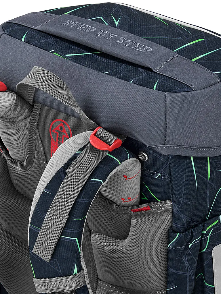 STEP BY STEP | Schulrucksack Set GIANT 5tlg. Ninja Kimo | Schwarz