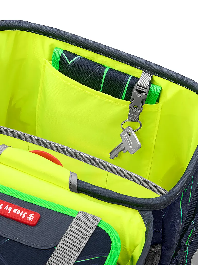 STEP BY STEP | Schulrucksack Set GIANT 5tlg. Ninja Kimo | Schwarz