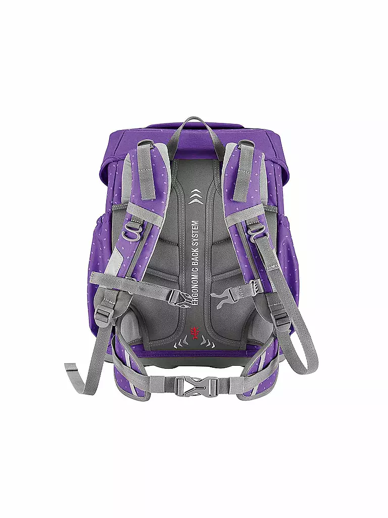 STEP BY STEP | Schultaschen Set 4tlg BASIS Purple Konfetti | lila