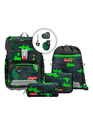 STEP BY STEP | Schultaschen Set 5tlg CLOUD Black Cat Chiko | Schwarz