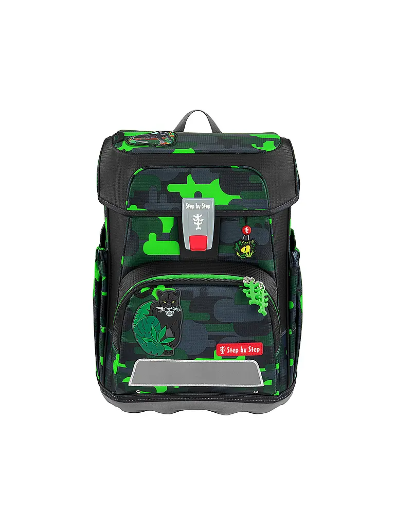 STEP BY STEP | Schultaschen Set 5tlg CLOUD Black Cat Chiko | Schwarz