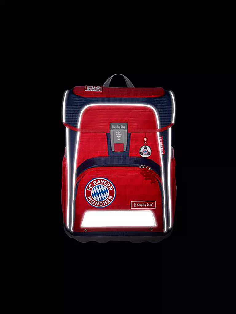 STEP BY STEP | Schultaschen Set 5tlg Cloud FC Bayern Limited Edition | rot