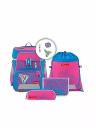 STEP BY STEP | Schultaschen Set 5tlg SPACE Neon Race Chuck  | pink