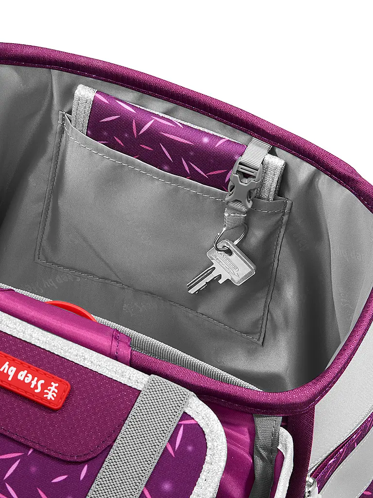 STEP BY STEP | Schultaschen Set 5tlg SPACE Pretty Unicorn | Beere