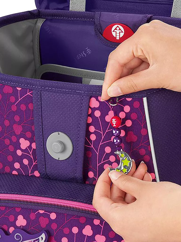 STEP BY STEP | Schultaschen Set 5tlg SPACE Shine Butterfly Night Ina | grün