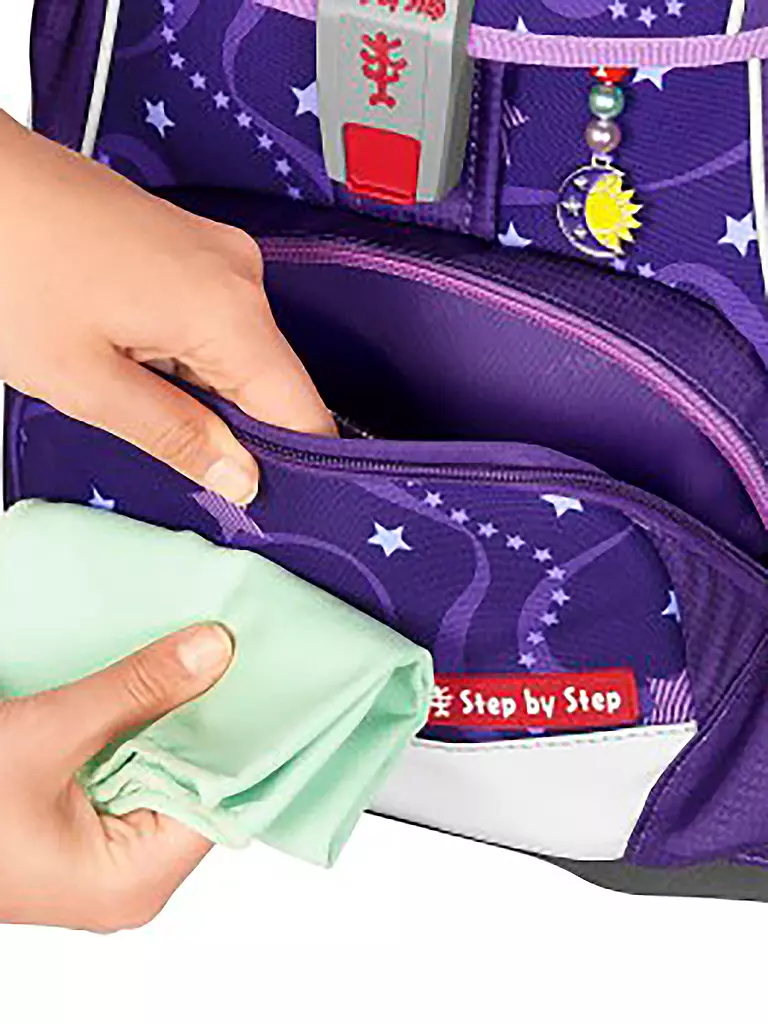 STEP BY STEP | Schultaschen Set 6tlg 2in1 Plus Pegasus Emily | lila