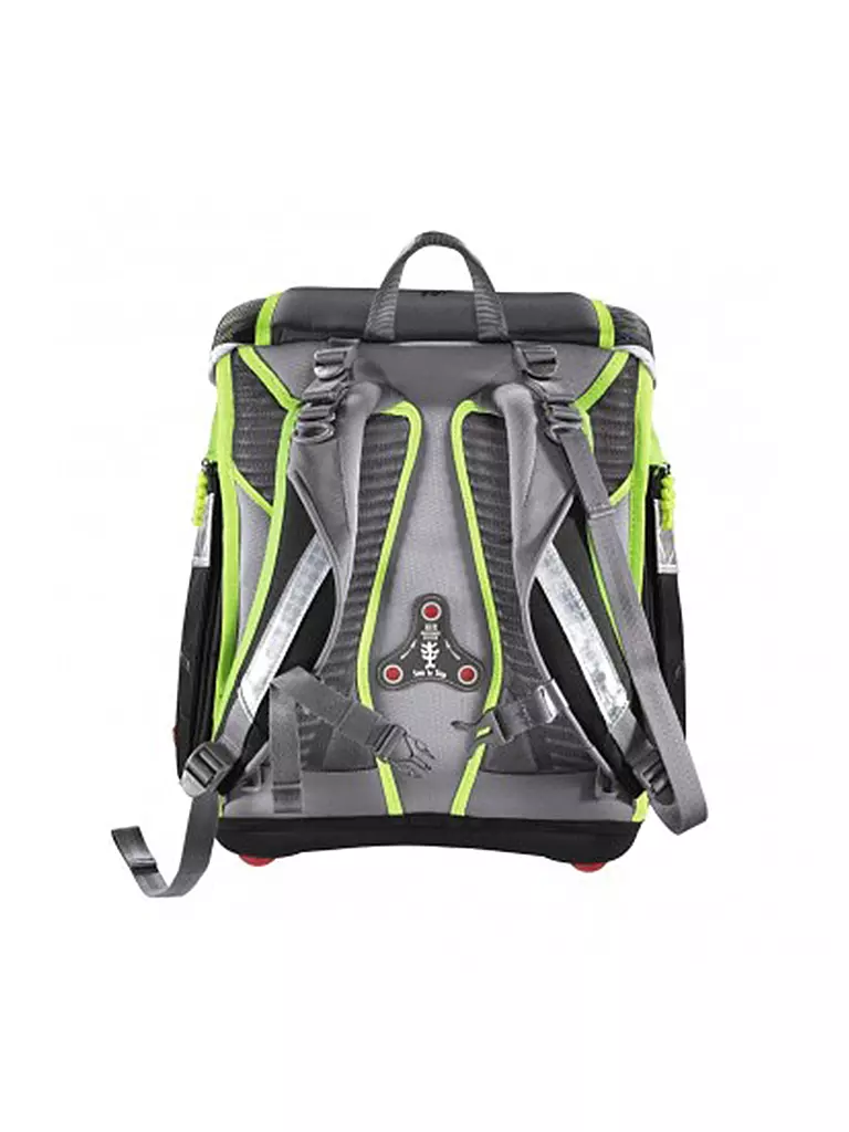 STEP BY STEP | Schultaschen-Set  "Touch" 4-tlg. (Green Traktor) | grün