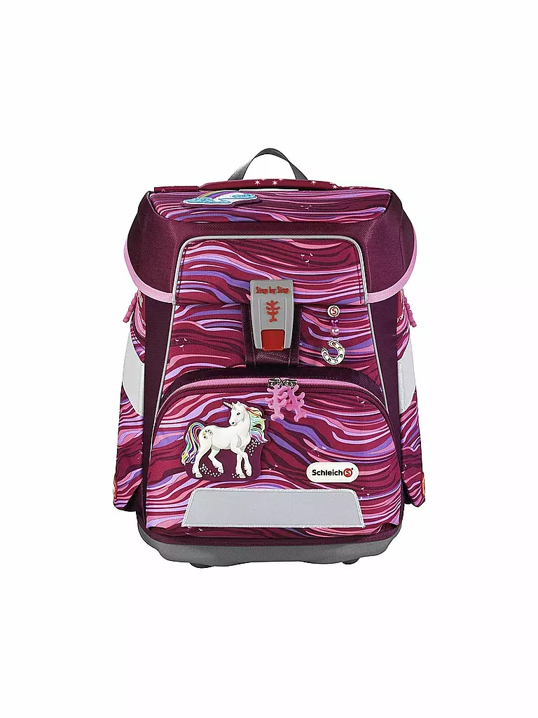 STEP BY STEP | Schultaschen-Set 5-tlg. "Space - Rainbow Unicorn - Bayala Schleich" | pink