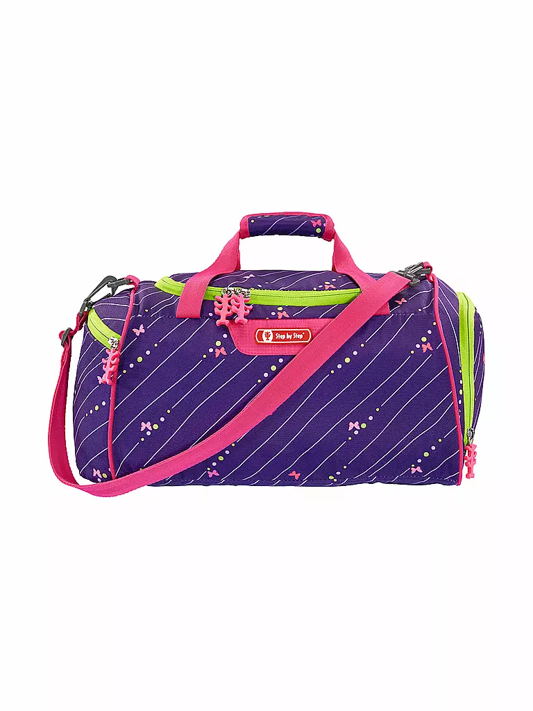 STEP BY STEP | Sporttasche "Shiny Butterfly" | rosa