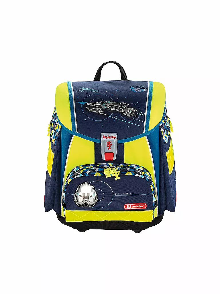 STEP BY STEP | TOUCH 2 DIN Schultaschen-Set 4-tlg. "Space Pirate" | blau