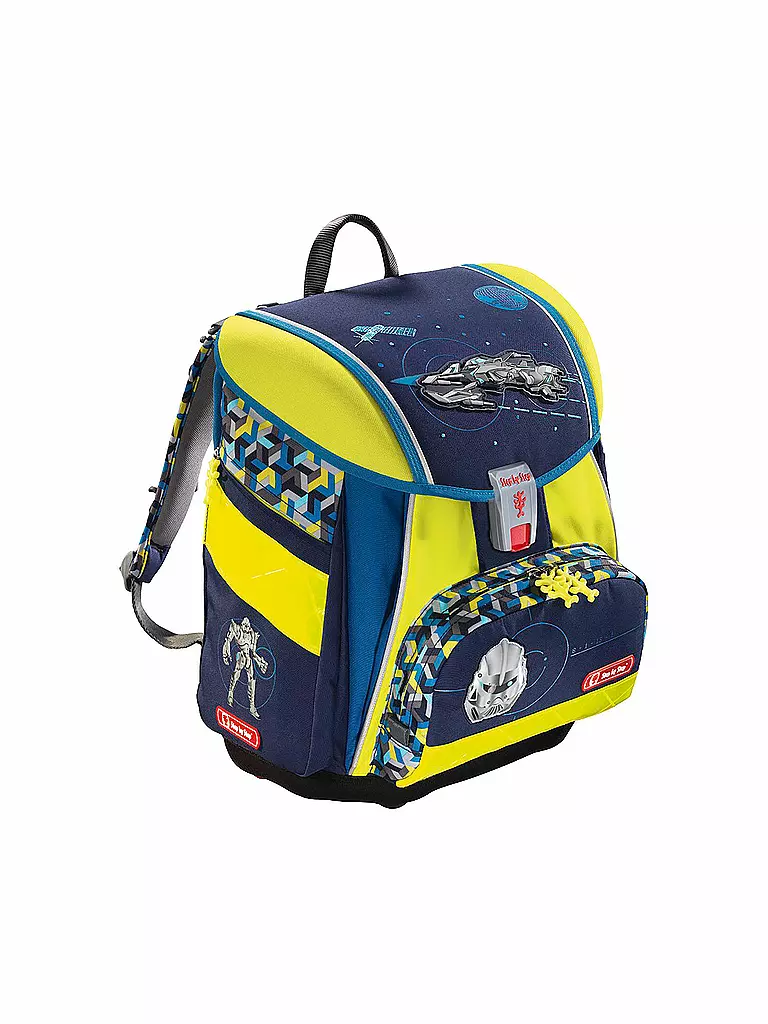STEP BY STEP | TOUCH 2 DIN Schultaschen-Set 4-tlg. "Space Pirate" | blau