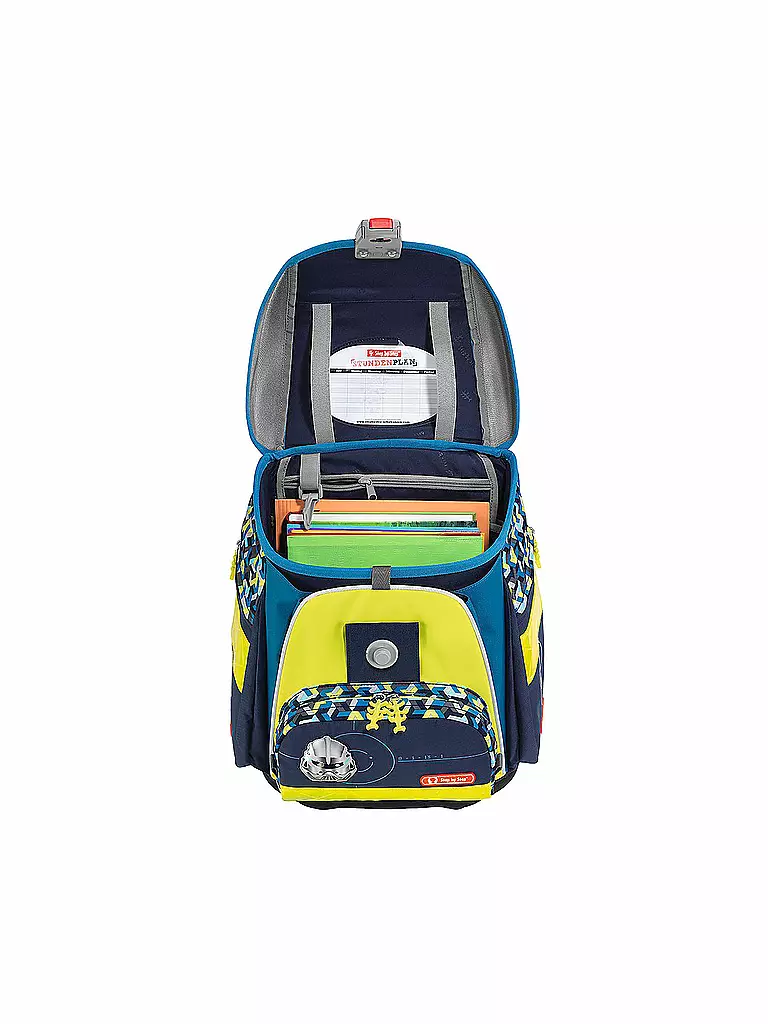STEP BY STEP | TOUCH 2 DIN Schultaschen-Set 4-tlg. "Space Pirate" | blau