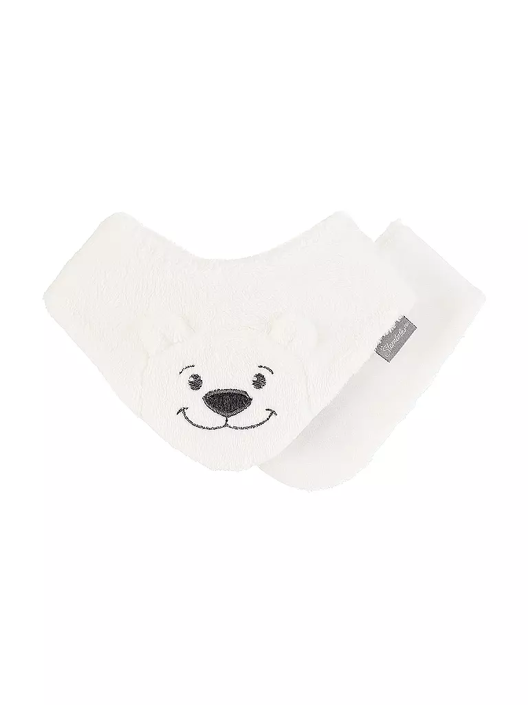STERNTALER | Baby Dreieckstuch Bär | weiß