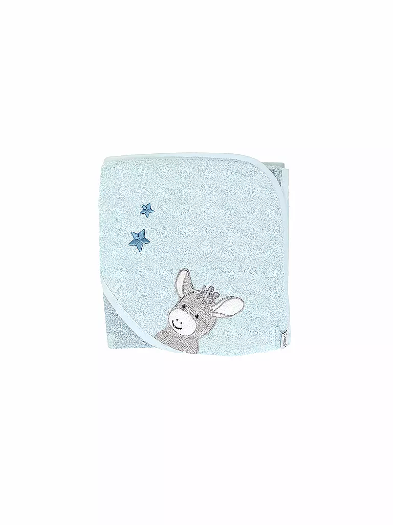 STERNTALER | Kinder Badetuch " Emmi " 100x100 cm | blau