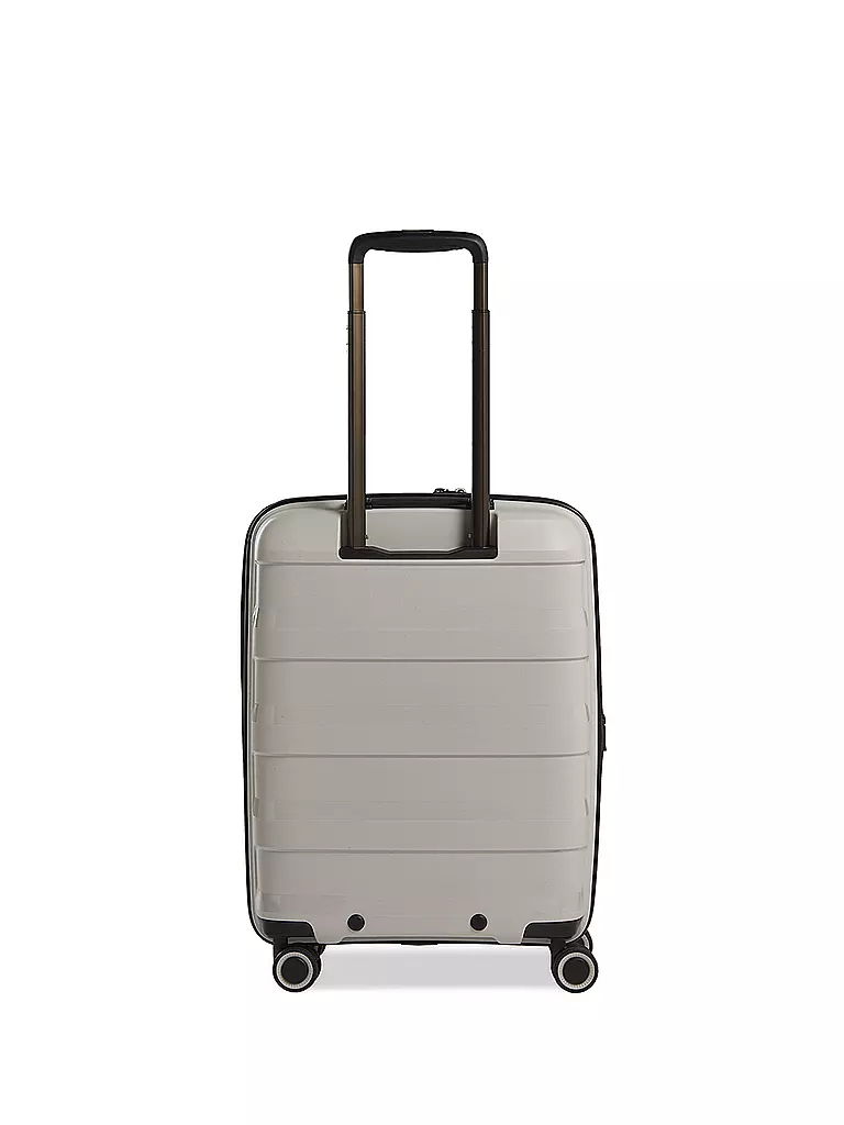STRATIC | Trolley Straw+ 55cm Beige | schwarz