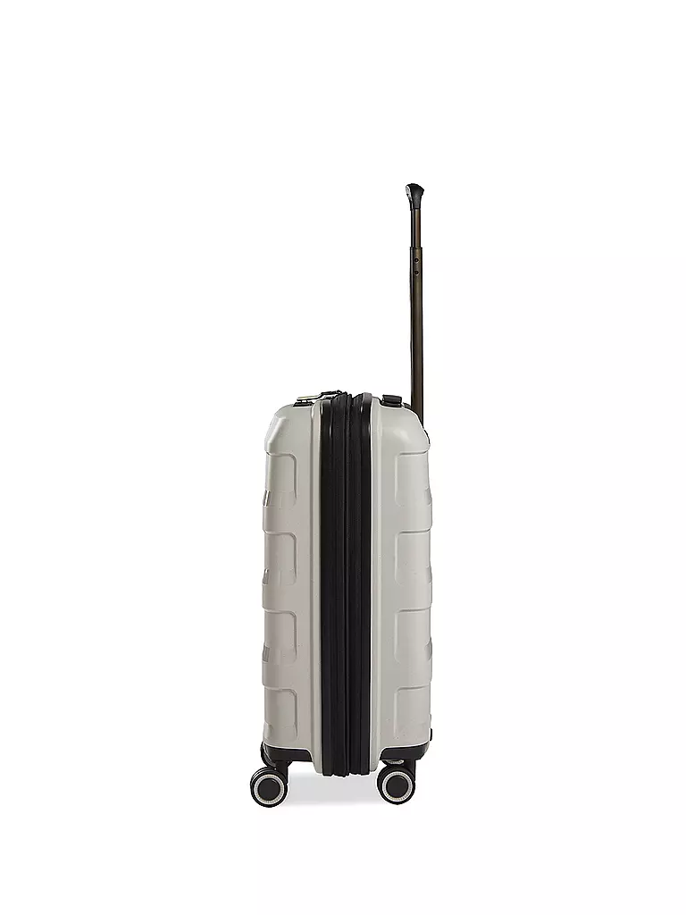 STRATIC | Trolley Straw+ 55cm Beige | schwarz