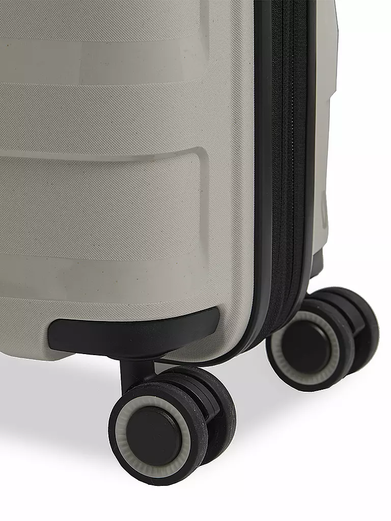 STRATIC | Trolley Straw+ 55cm Beige | schwarz