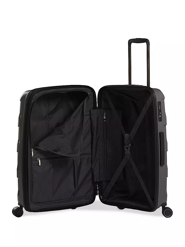 STRATIC | Trolley Straw+ 65cm Dark Grey | schwarz