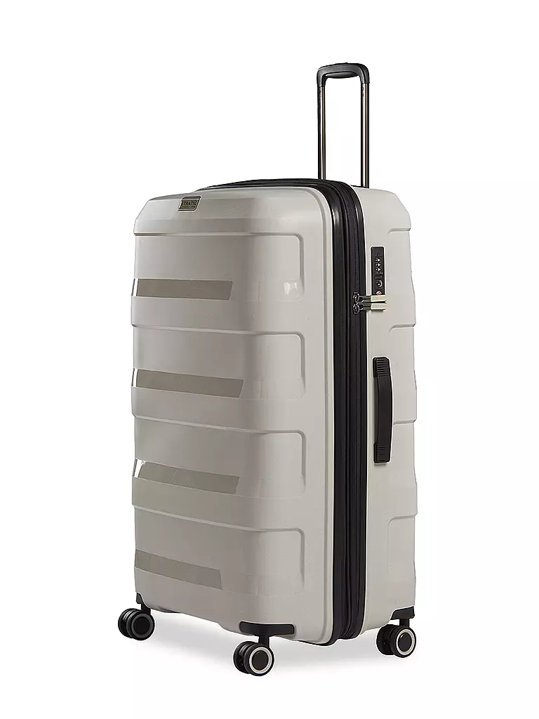 STRATIC | Trolley Straw+ 75cm Beige | schwarz