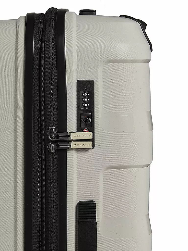 STRATIC | Trolley Straw+ 75cm Beige | schwarz