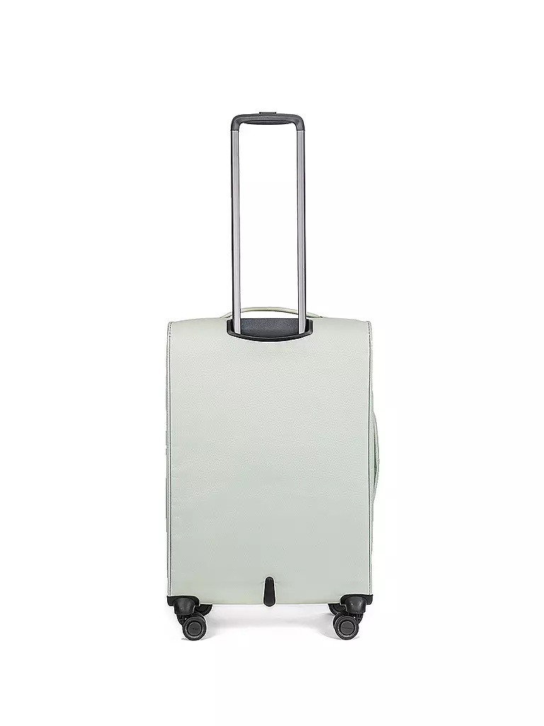 STRATIC | Trolley weich LIGHT M 65cm mint | dunkelblau