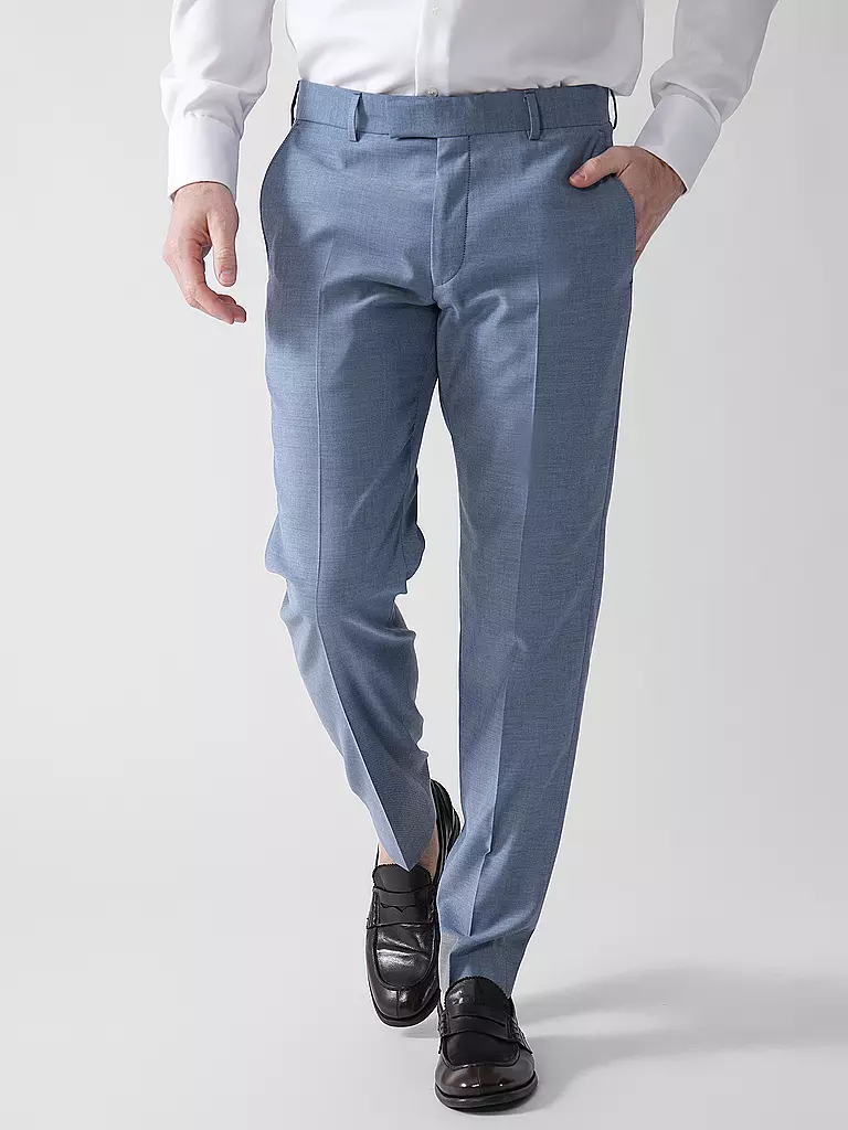 STRELLSON | Anzughose Slim Fit MELWIN | hellblau