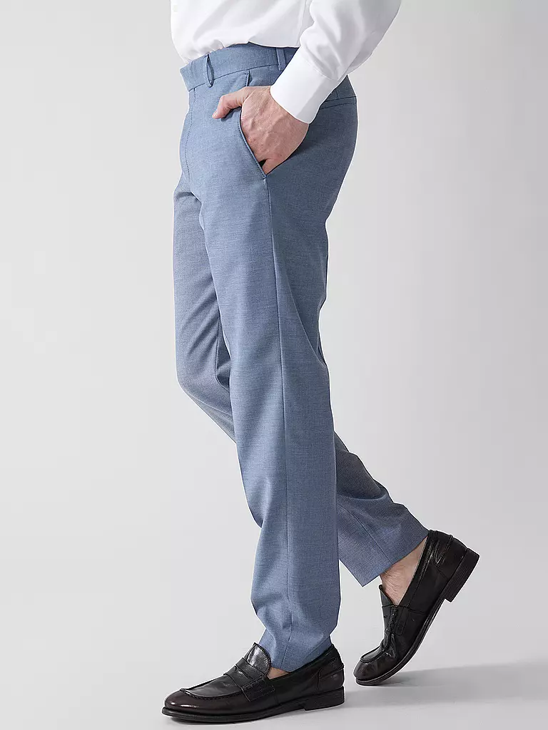 STRELLSON | Anzughose Slim Fit MELWIN | hellblau