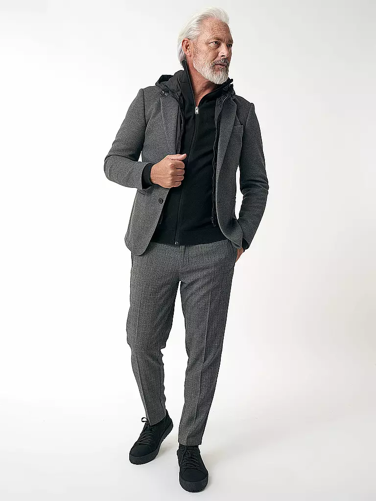 STRELLSON | Jersey Jacke Darron | grau