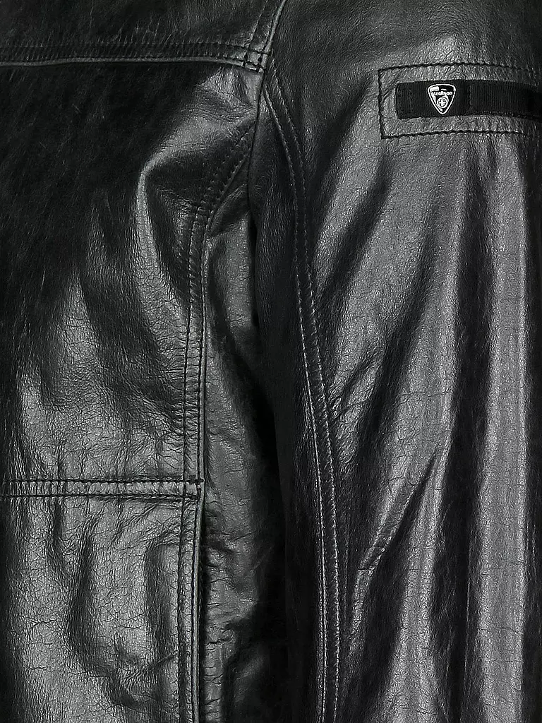 STRELLSON | Lederjacke "Partico" | grau