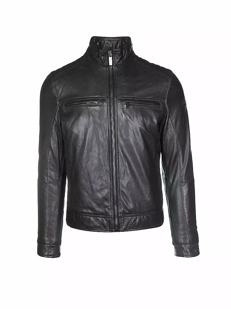 STRELLSON | Lederjacke | schwarz