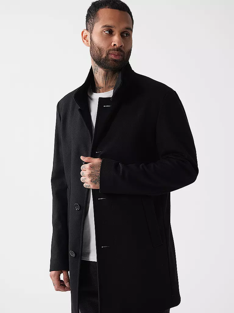STRELLSON | Mantel Regular Fit FINCHLEY 2.0 | blau