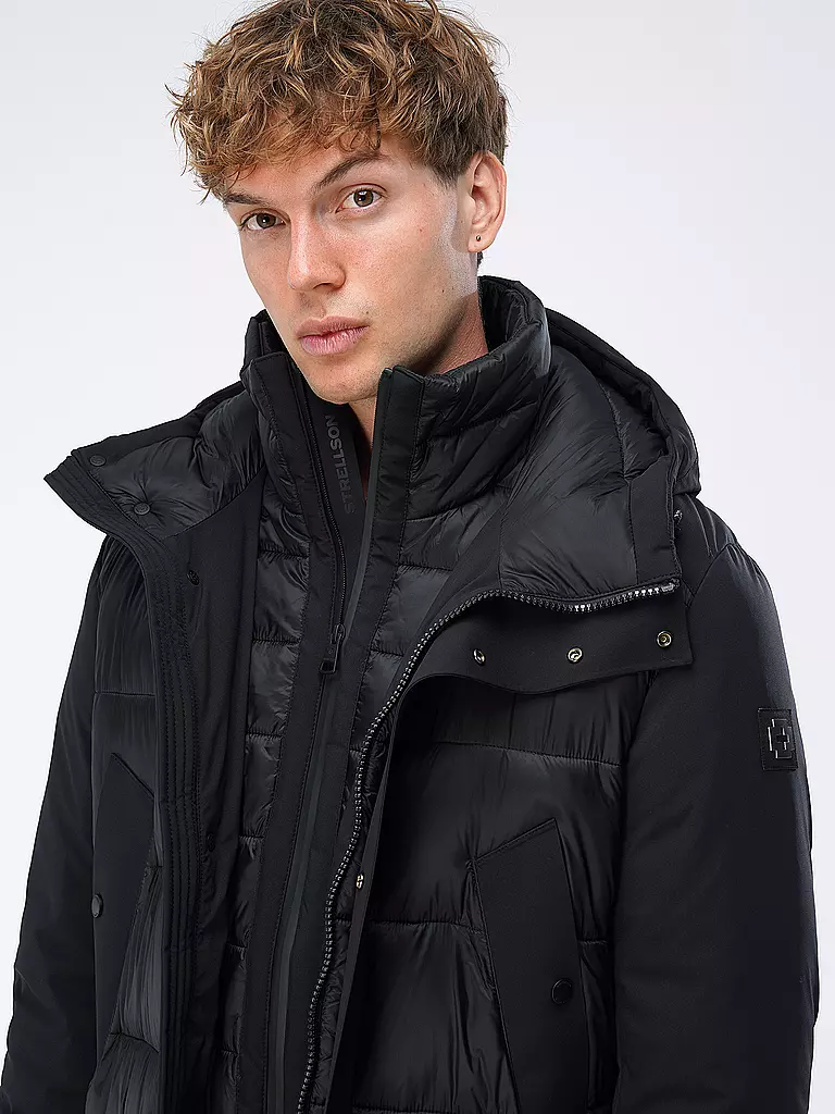 STRELLSON | Parka CRASHER FUSED | schwarz