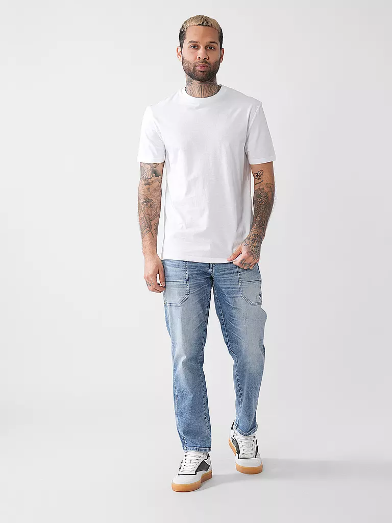 STRELLSON | T-Shirt CLARK  | weiss