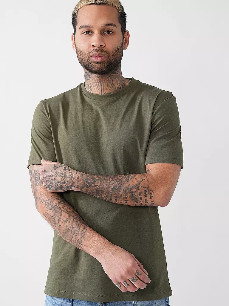 STRELLSON | T-Shirt CLARK | dunkelblau