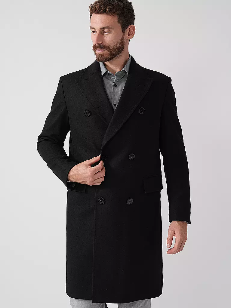 STRELLSON | Wollmantel PARK LANE | schwarz