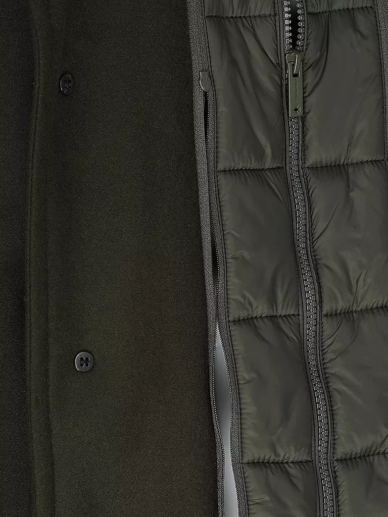 STRELLSON | Wollmantel | olive