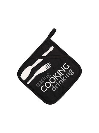 STUCO | Topflappen mit Eingriff 20x20cm Newspaper