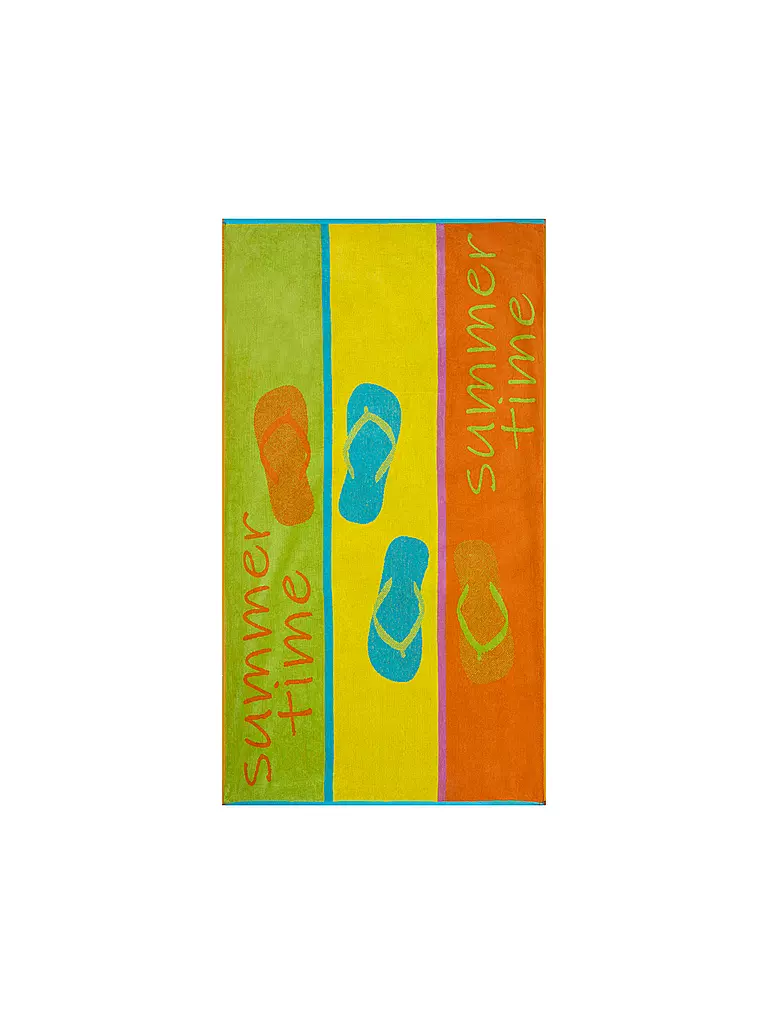 STUCO | Strandtuch 170x90cm Summer Time  | gelb