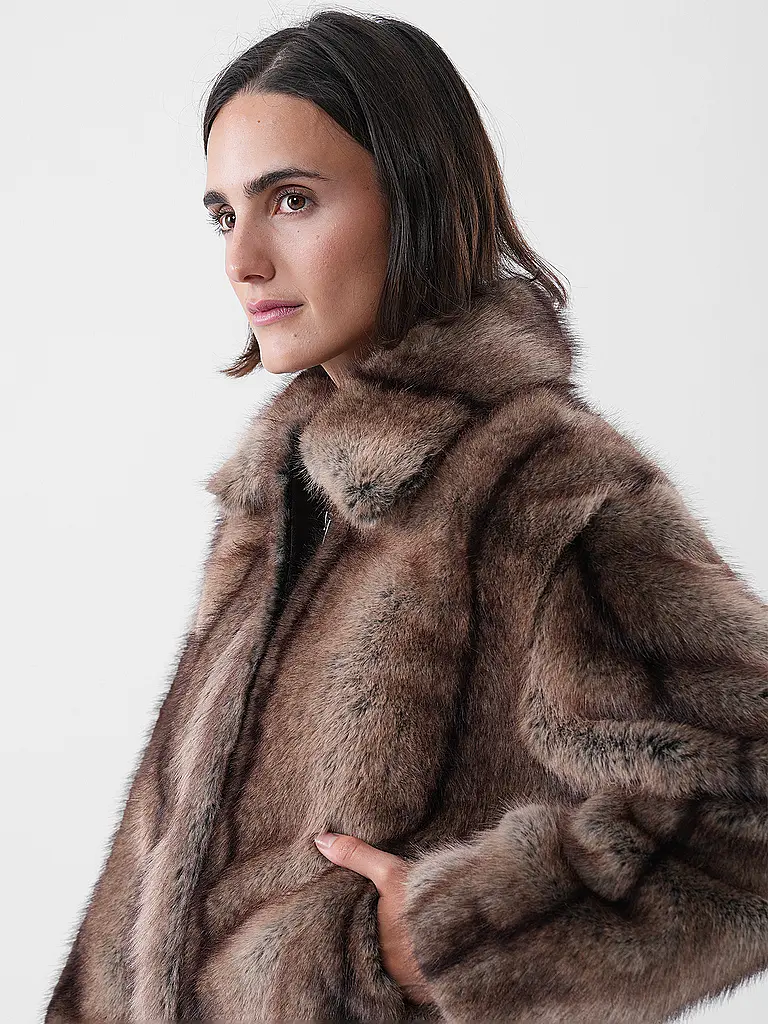 STUDIO AR | Jacke in Felloptik LUCY | 
