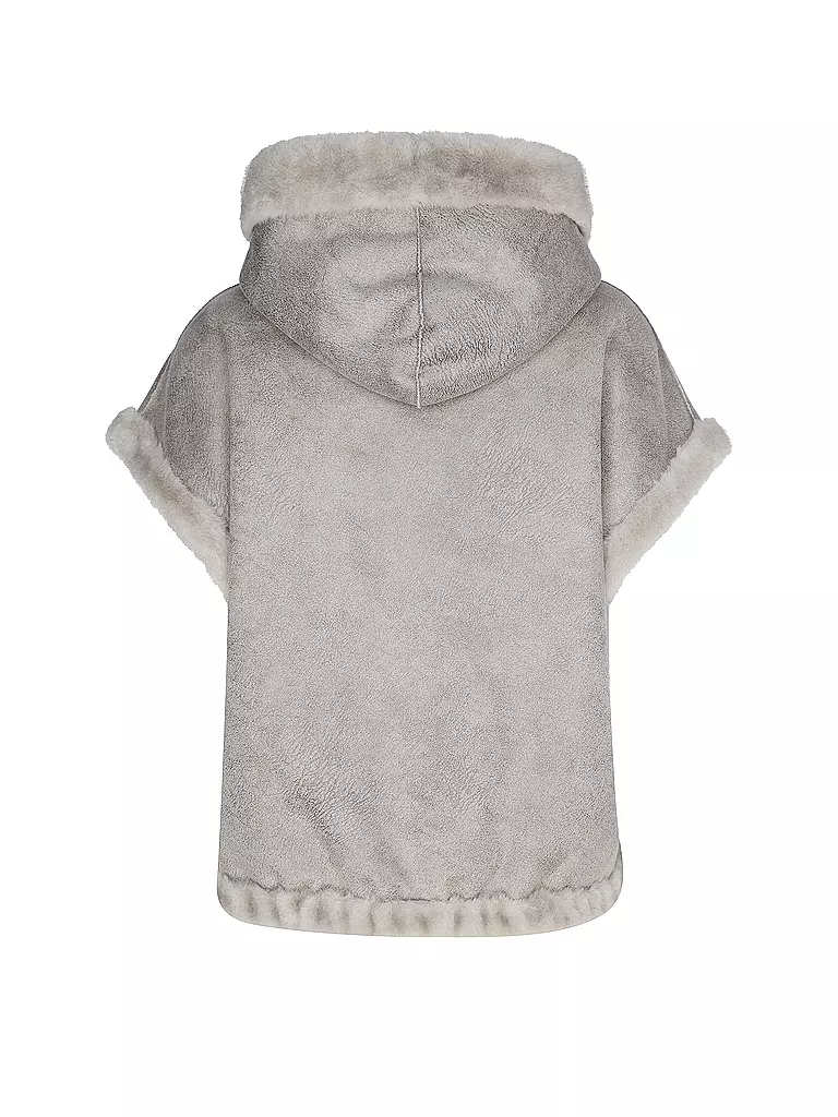 STUDIO AR | Wendejacke  in Felloptik MINK | camel