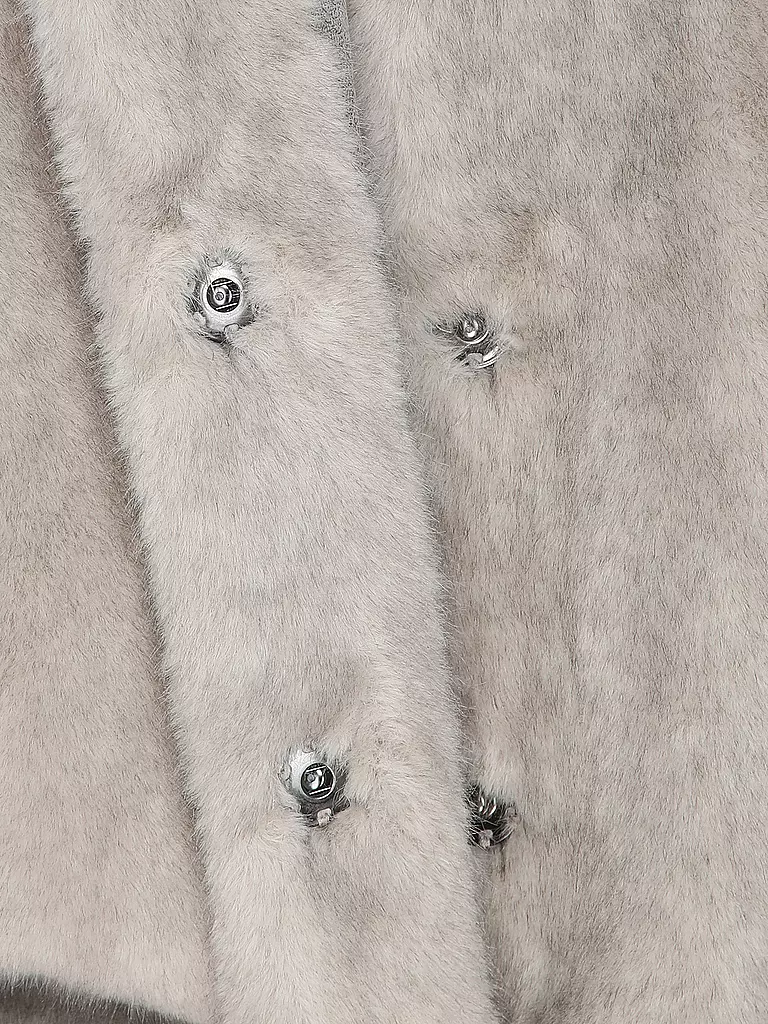 STUDIO AR | Wendejacke  in Felloptik MINK | camel
