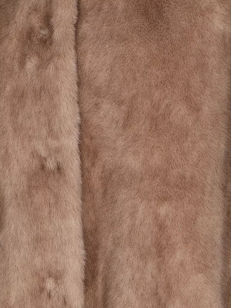 STUDIO AR | Wendejacke in Felloptik MINK | grau